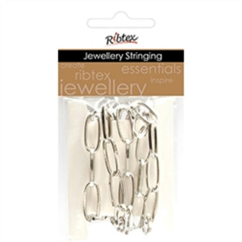 AussieSuperStore Jewellery Making Supplies JF Chain Oval Link Twisted 15x8mm JF Chain Oval Link Twisted 15x8mm | Jewellery Making Stringing Accessories 9323823209605 JF2013